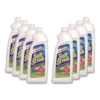 Antibacterial Surface Cleanser with Bleach, 24 oz Bottle, 8/Carton
