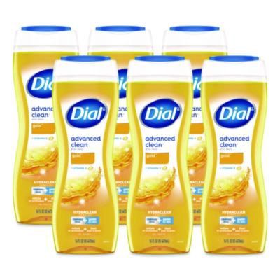 Body Wash Advanced Clean Gold, Original Gold Scent, 16 oz, 6/Carton