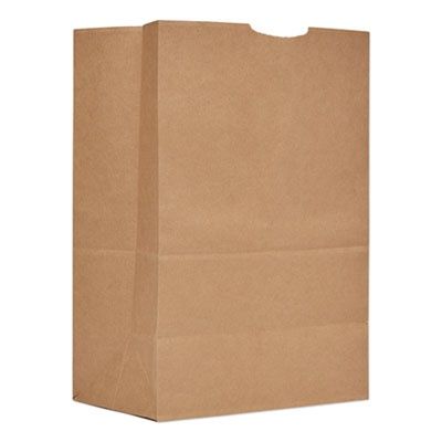 Grocery Paper Bags, 1/6 BBL Size, 57# Basis Weight, 12" x 7" x 17", Kraft, 500/Bundle