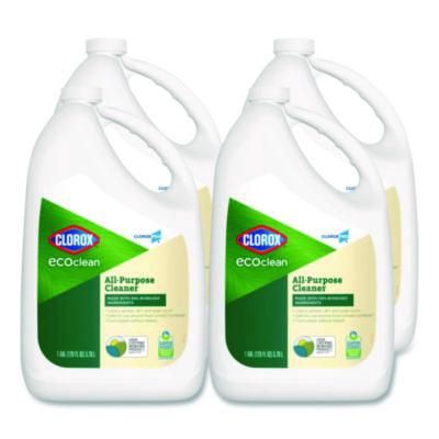 Clorox Pro EcoClean All-Purpose Cleaner, Refill, Unscented, 128 oz Bottle, 4/Carton