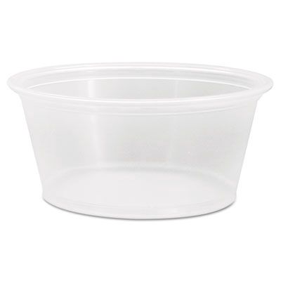 Conex Complements Portion/Medicine Cups, 3.25 oz, Plastic, Clear, 125/Bag, 20 Bags/Carton