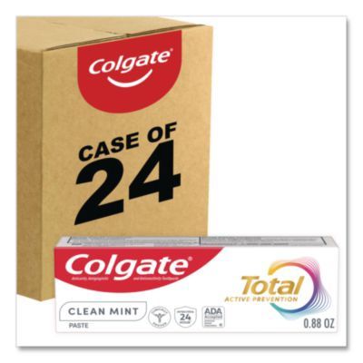 Total Toothpaste, Coolmint, 0.88 Oz, 24/carton