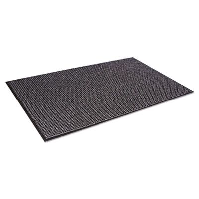 Oxford Wiper Mat, Rectangular, Charcoal Gray/Black Loop Pile Surface, 48" x 72"