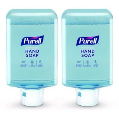 Antimicrobial Foaming Hand Soap Refill, For ES10 Dispensers, Fragrance-Free, 1,200 mL, 2/Carton