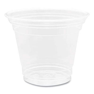 PET Plastic Cups, 9 oz, Clear, 1,000/Carton