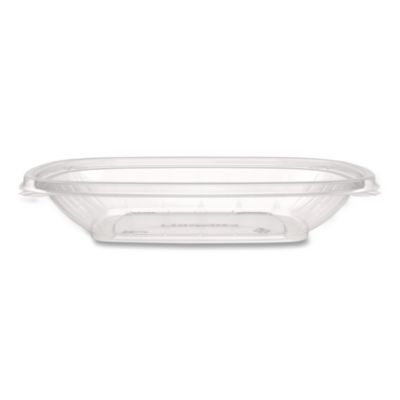 Square Plastic Bowls, 24 oz, 5 x 5 x 1.99, Clear, Plastic, 63 Bowls/Sleeve, 4 Sleeves/Carton