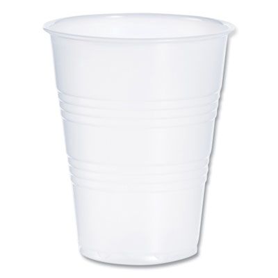 High-Impact Polystyrene Cold Cups, 9 oz, Plastic, Translucent, 100/Sleeve, 25 Sleeves/Carton
