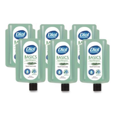 Basics MP Free Liquid Hand Soap Refill for Versa Dispenser, Unscented, 15 oz, 6/Carton