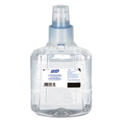 Advanced Hand Sanitizer Green Certified Foam Refill, For LTX-12 Dispensers, 1,200 mL, Fragrance-Free, 2/Carton