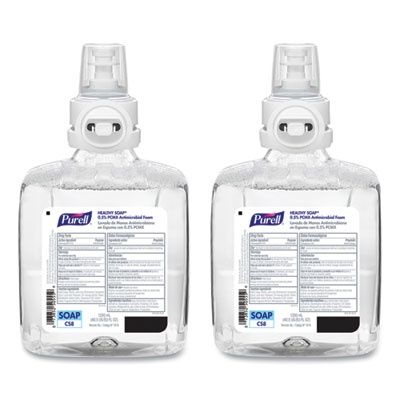 Healthcare HEALTHY SOAP 0.5% PCMX Antimicrobial Foam Refill, For CS8 Dispensers, Light Floral Scent, 1,200 mL, 2/Carton
