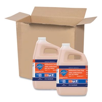 Antibacterial Liquid Hand Soap, Light Scent, 1 gal, 2/Carton