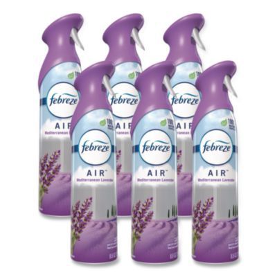 AIR, Mediterranean Lavender, 8.1 oz Aerosol Spray, 6/Carton