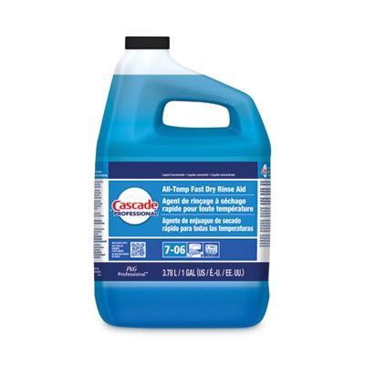 Fast Dry All-Temp Rinse Aid, 1 gal Bottle, 2/Carton