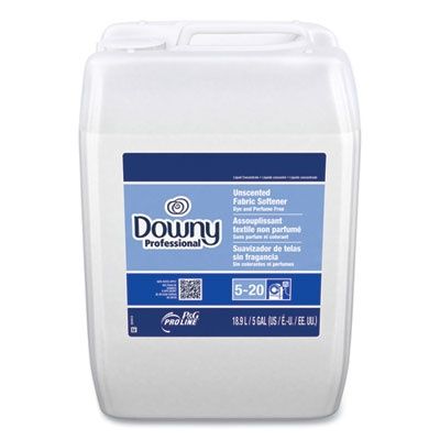 Downy Professional Unscented Fabric Softener, 5 Gal Closed-Loop Container