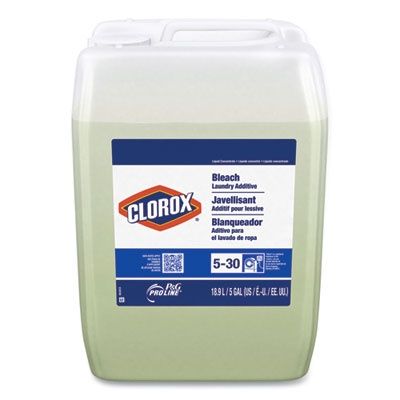 Clorox Bleach Laundry Additive, 5 Gal Closed Loop Container