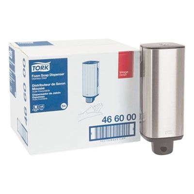 Foam Skincare Manual Dispenser, 1 L Bottle; 33 Oz Bottle, 4.25 X 4.25 X 11.38, Stainless Steel
