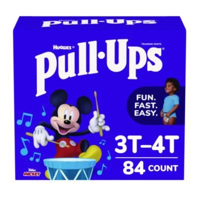 Pull-Ups Learning Designs Potty Training Pants for Boys, Size 5, 3T-4T, 32 lbs to 40 lbs, 84/Carton