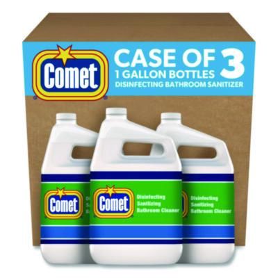 Disinfecting-Sanitizing Bathroom Cleaner, Citrus Scent, 1 gal Bottle, 3/Carton