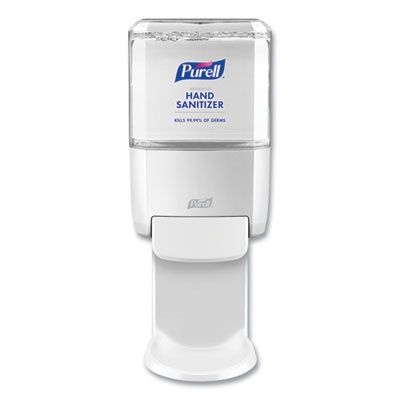 Push-Style Hand Sanitizer Dispenser, 1,200 Ml, 5.25 X 8.56 X 12.13, White
