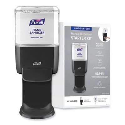 Advanced Hand Sanitizer Foam ES4 Starter Kit, 1,200 mL, Graphite