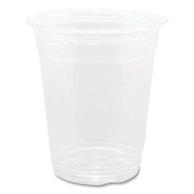 PET Plastic Cups, 92 mm Rim Diameter, 12 oz, Clear, 1,000/Carton