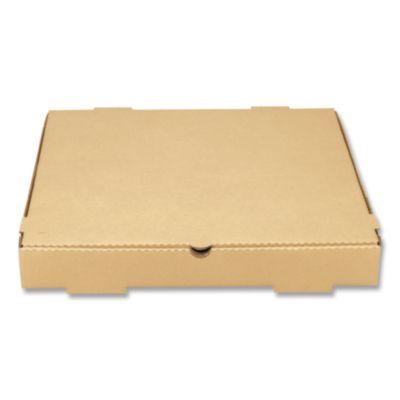 Corrugated Pizza Box, 16 x 16 x 2, Kraft, Cardboard, 50/Carton
