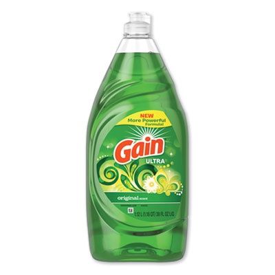 Dishwashing Liquid, Gain Original Scent, 38 oz Bottle