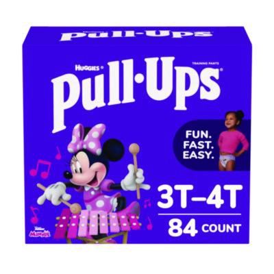 Learning Designs Potty Training Pants for Girls, Size 5, 3T-4T, 32 lbs to 40 lbs, 84/Carton