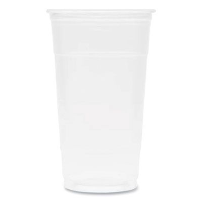 PET Plastic Cups, 32 oz, Clear, 300/Carton