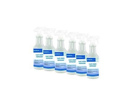 Rust Stain Remover, Unscented, 32 oz Spray Bottle, 6/Carton