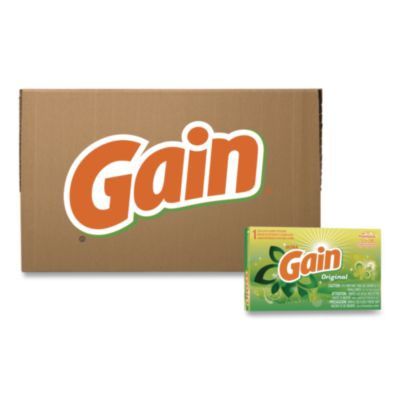 Powder Laundry Detergent, Coin Vend, Gain Original Scent, 1.1 oz Box, 156 Boxes/Carton