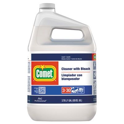 Cleaner with Bleach, Fresh Scent, Liquid, Closed Loop Concentrate, 1 gal , 3/Carton