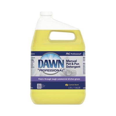 Manual Pot/Pan Dish Detergent, Lemon Scent, 1 gal Bottle, 4/Carton