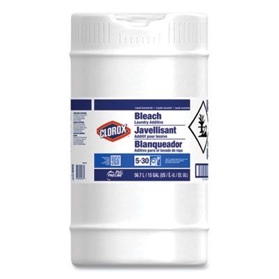 Clorox Bleach Laundry Additive, 15 Gal Closed Loop Container