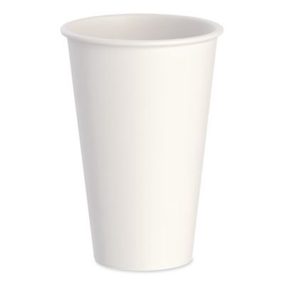 Thermoguard Insulated Paper Hot Cups, 16 oz, White Sustainable Forest Design, 600/Carton