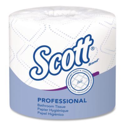 Essential Standard Roll Bathroom Tissue for Business, Septic Safe, 2-Ply, White, 550 Sheets/Roll
