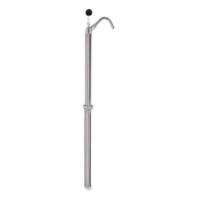 Bottle Pump, 22 oz Output, Steel, 42.5" Tall, Chrome