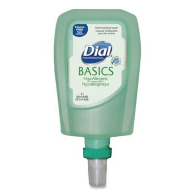 Basics Hypoallergenic Foaming Hand Wash Refill for FIT Touch Free Dispenser, Honeysuckle Scent, 1 L