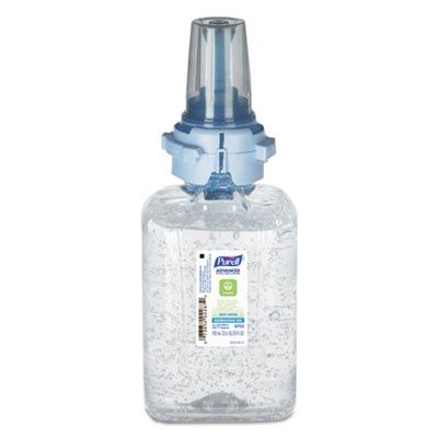 Advanced Hand Sanitizer Green Certified Gel Refill, For ADX-7 Dispensers, 700 mL, Fragrance-Free