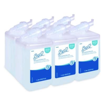 Moisturizing Hand and Body Lotion, 1 L Bottle, Fresh Scent, 6/Carton