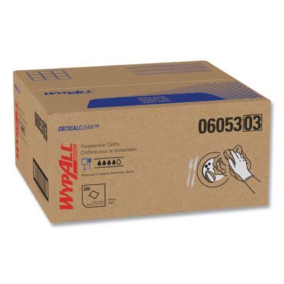 X50 Foodservice Towels, 1/4 Fold, 23.5 x 12.5, White, 200/Carton