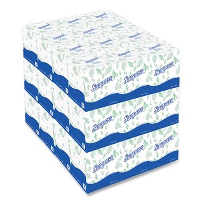 Facial Tissue for Business, Pop-Up Box, 2-Ply, White, 90 Sheets/Box, 36 Boxes/Carton