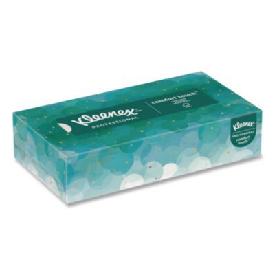White Facial Tissue for Business, Pop-Up Box, 2-Ply, 90 Sheets/Box