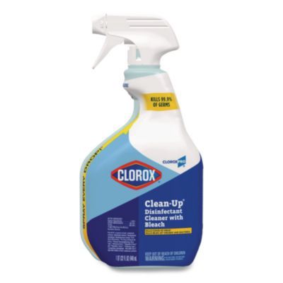 CloroxPro Clean-Up Disinfectant Cleaner with Bleach, Fresh Scent, 32 oz Smart Tube Spray Bottle