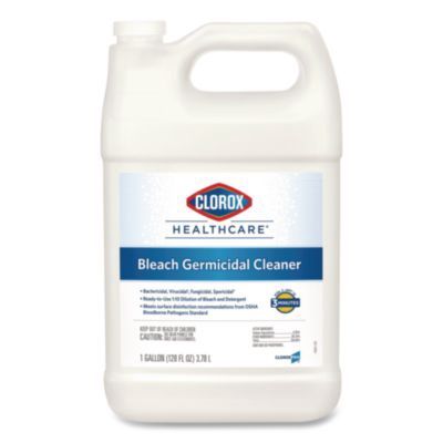 Bleach Germicidal Cleaner, Unscented, 128 oz Refill Bottle