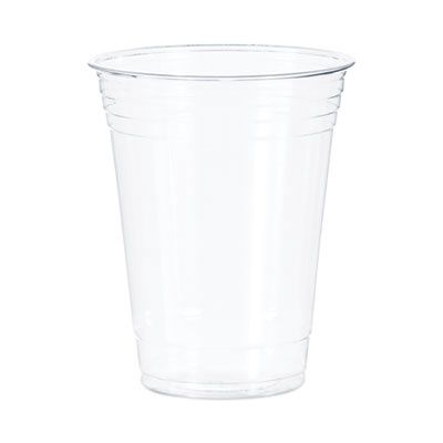 Ultra Clear PET Cups, Squat, 16 oz, Plastic, 50/Bag, 20 Bags/Carton