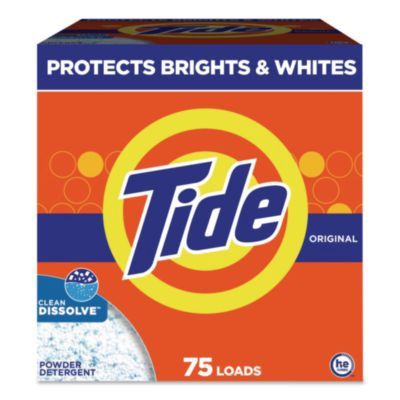 HE Laundry Detergent, Tide Original Scent, Powder, 85 oz Box