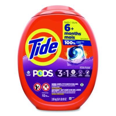 PODS Laundry Detergent, Spring Meadow Scent, 112 Pods/Tub