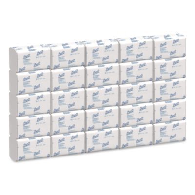 Essential Low Wet Strength Multi-Fold Towels, 1-Ply, 9.4 x 12.4, White, 175/Pack, 25 Packs/Carton