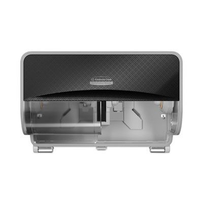 ICON Coreless Standard Roll Toilet Paper Dispenser, 8.43 x 13 x 7.25, Black Mosaic